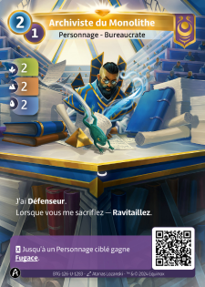Archiviste du Monolithe
