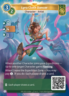 Danseuse d'Étoffe Lyra