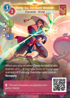 Yong-Su, Tisserand Verdoyant