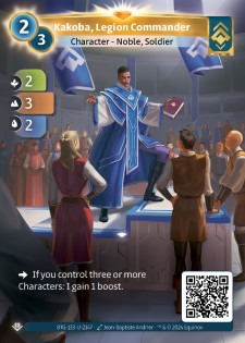 Kakoba, Commandant de Légion