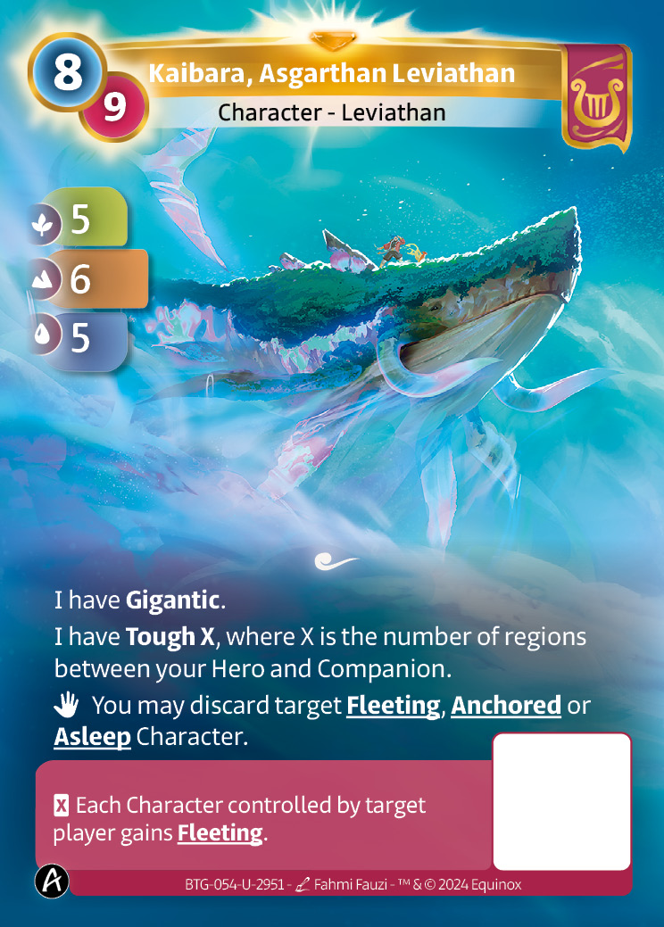Kaibara, Léviathan Asgarthi
