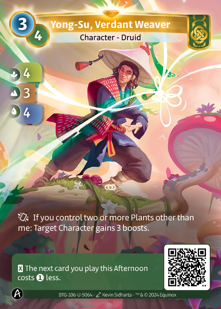 Yong-Su, Tisserand Verdoyant