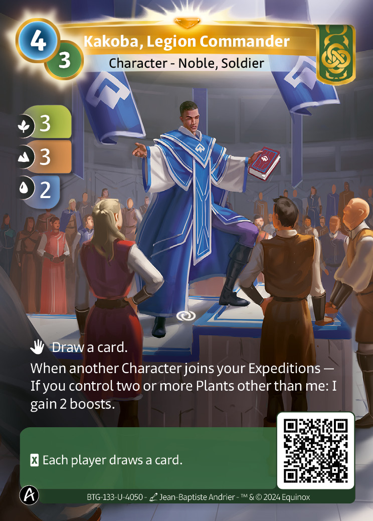 Kakoba, Commandant de Légion